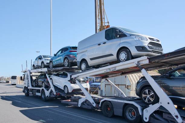 transport voiture par camion