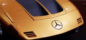 yellow and black Mercedes-Benz vehicle