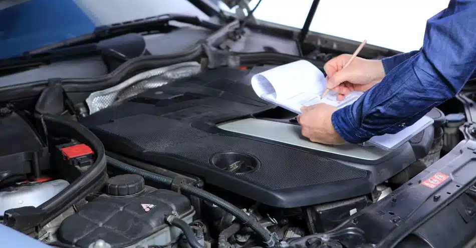 Contrôle technique d'une voiture