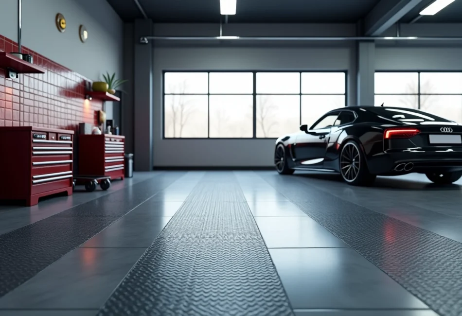 dalles sol garage