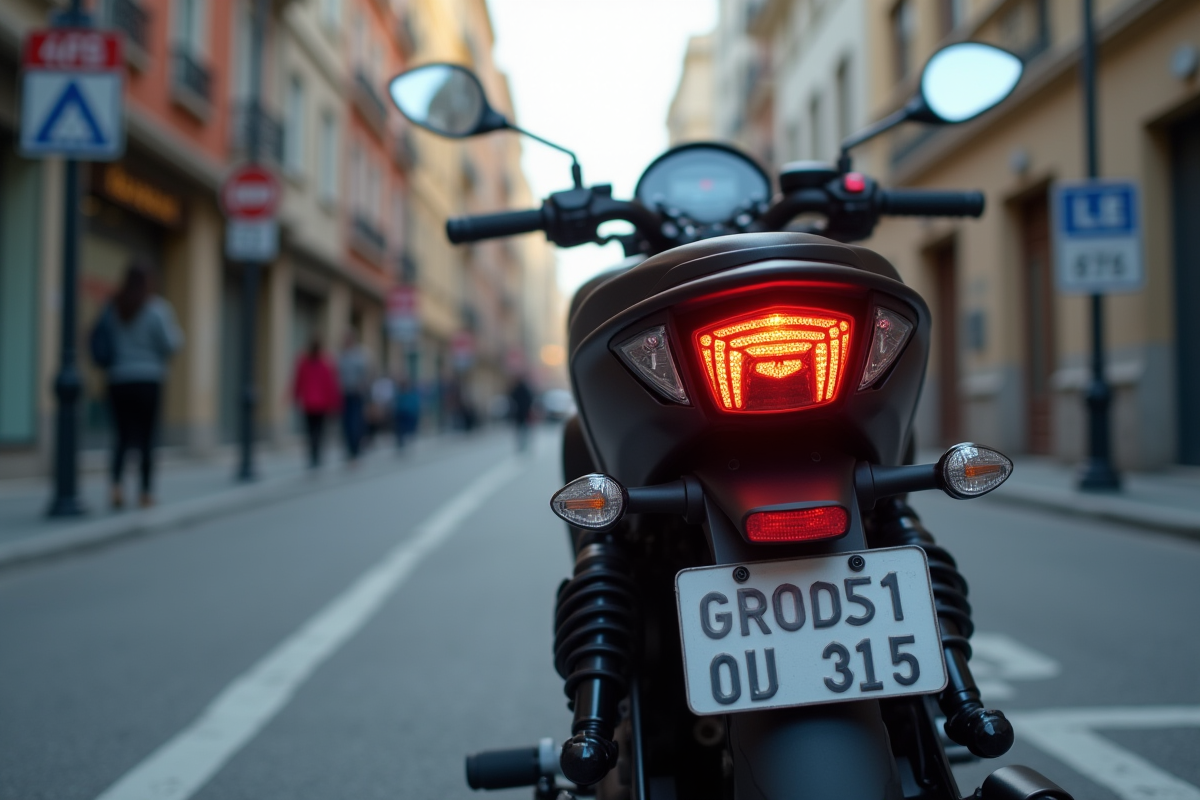 plaque moto